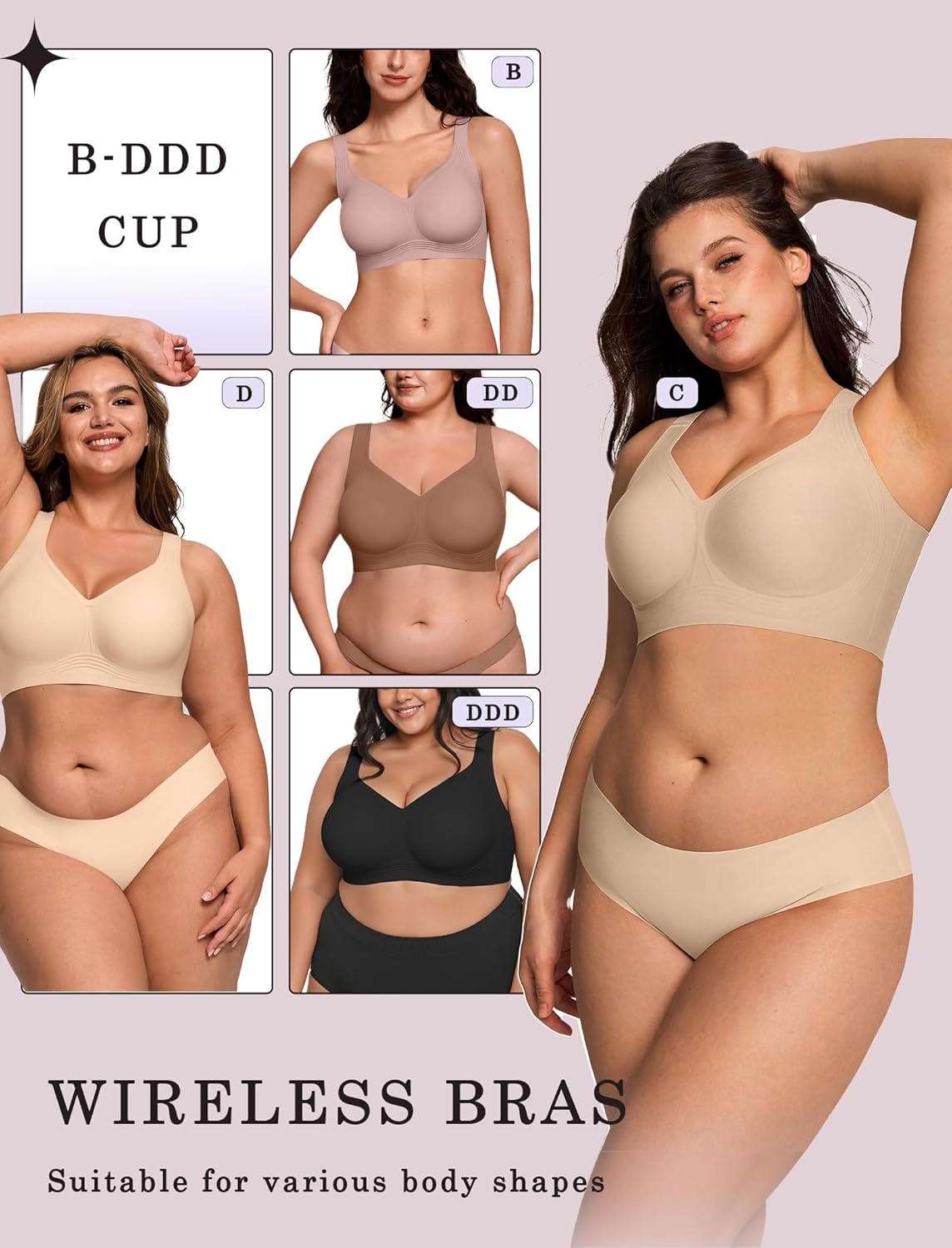 Comfortable Supportive Jelly Bra