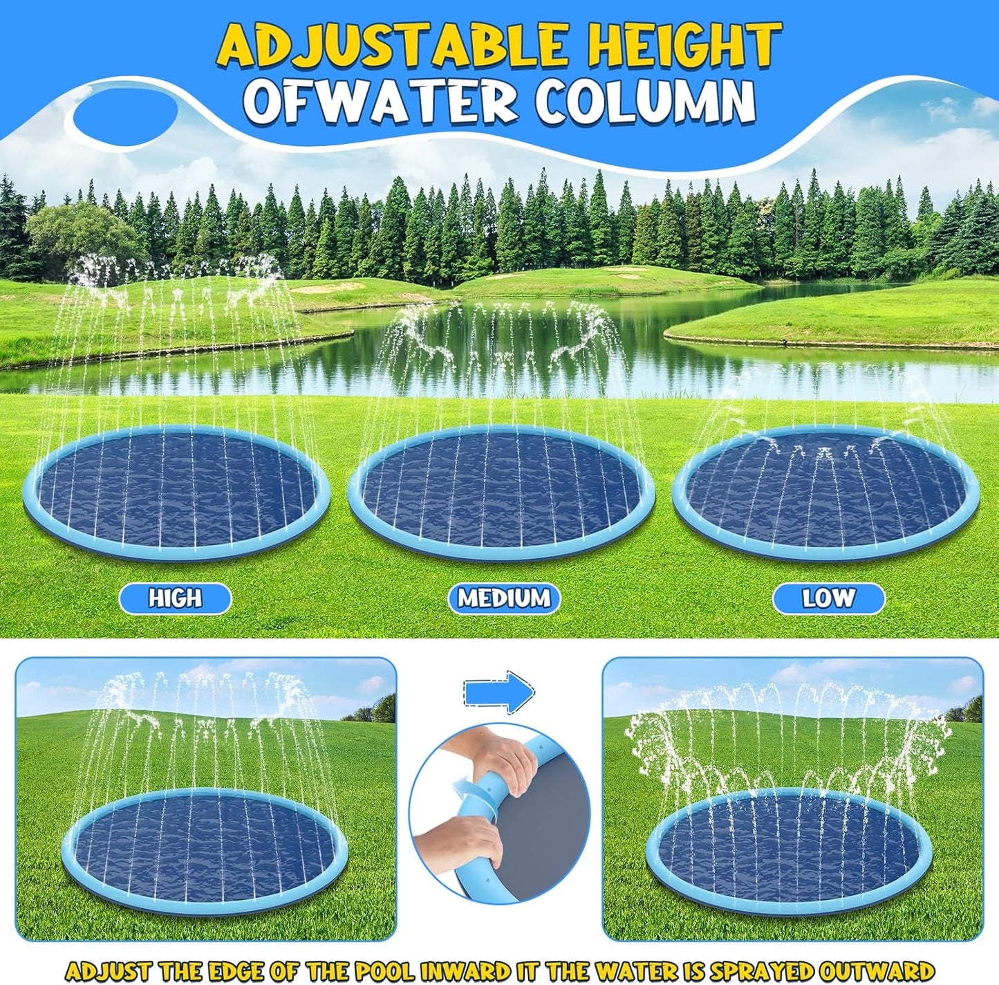 Ultimate Non-Slip Splash Pad