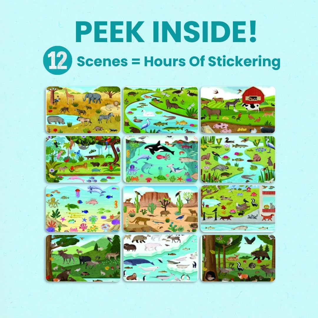 CUPKIN Animal Adventure Stickers