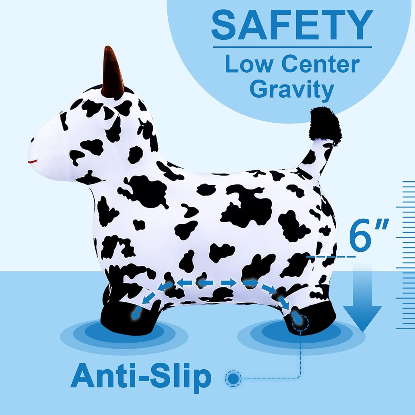 Bouncy Pals Hopping Cow