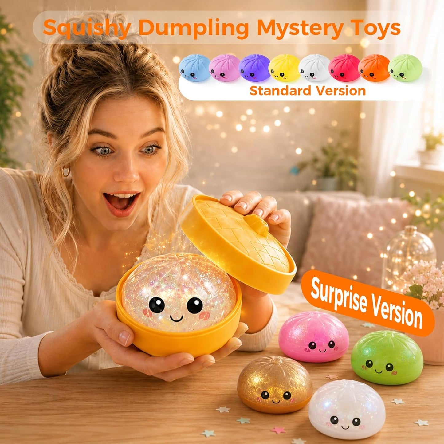 Mystery Squishy Dumpling Box