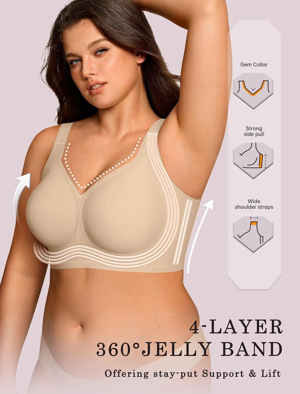 Comfortable Supportive Jelly Bra