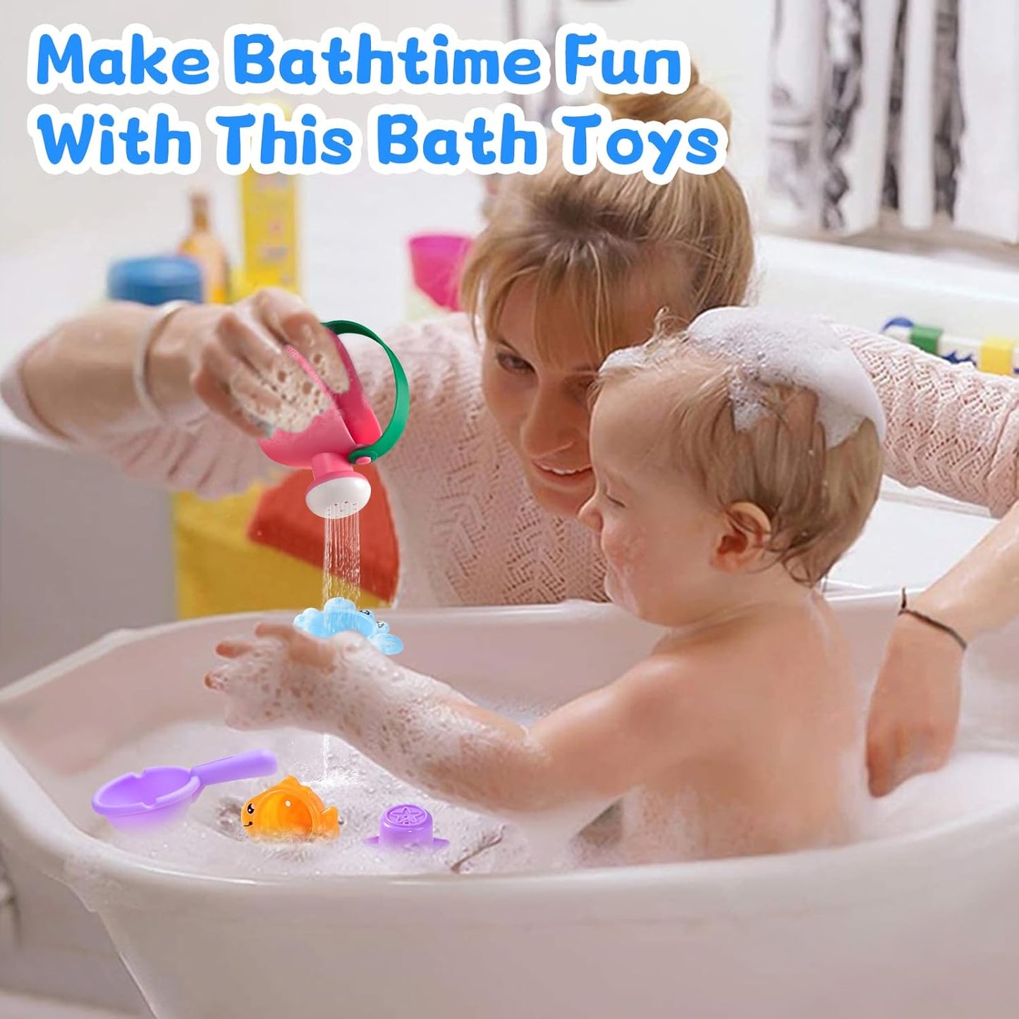 Mold-Free Baby Bath Fun Set