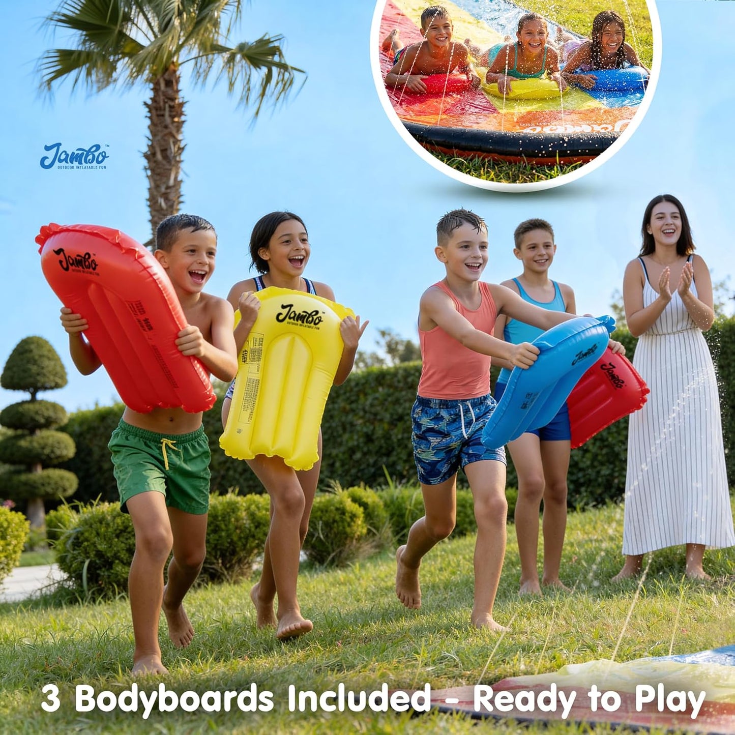 JAMBO Splash & Slide Fun