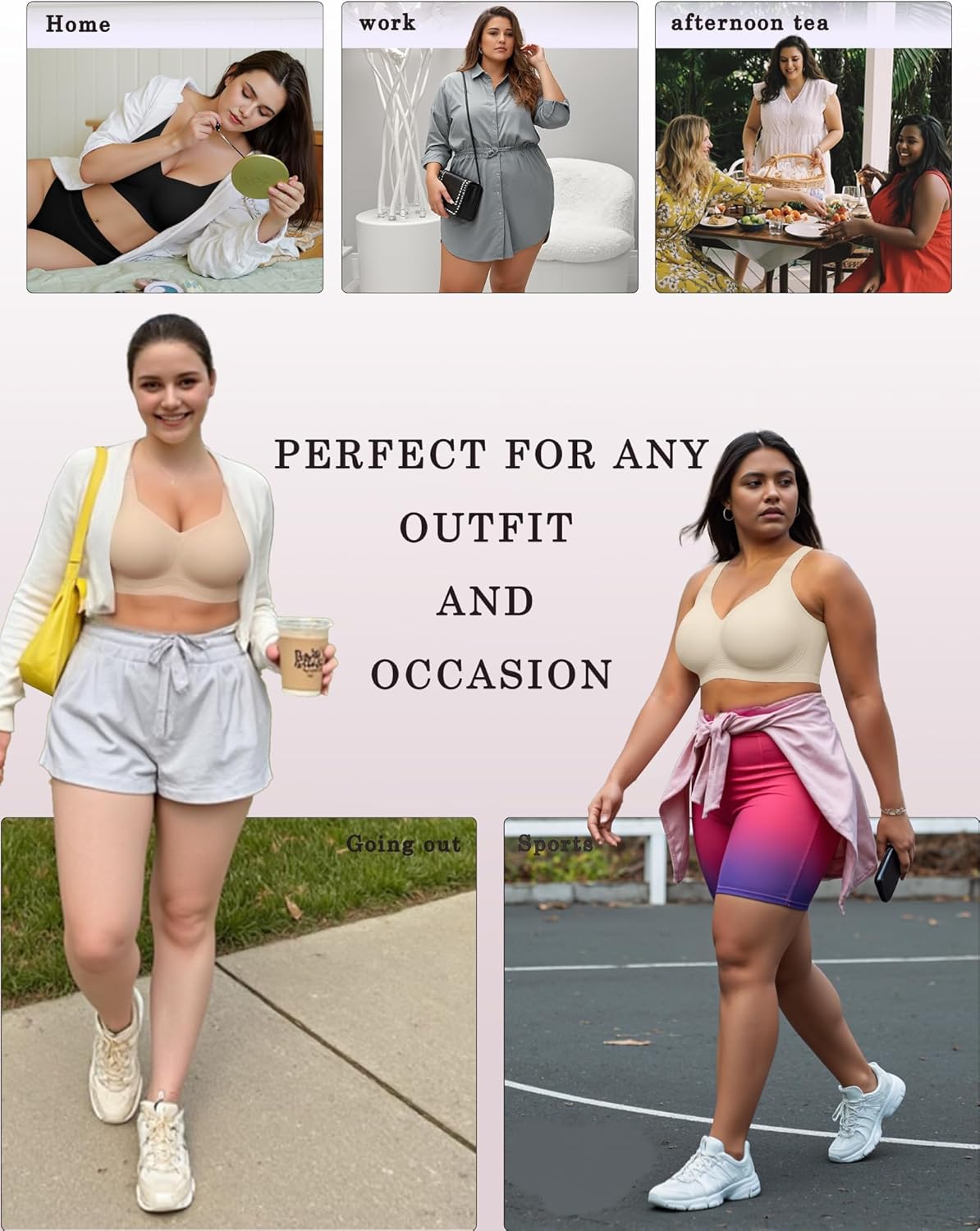 Comfortable Supportive Jelly Bra