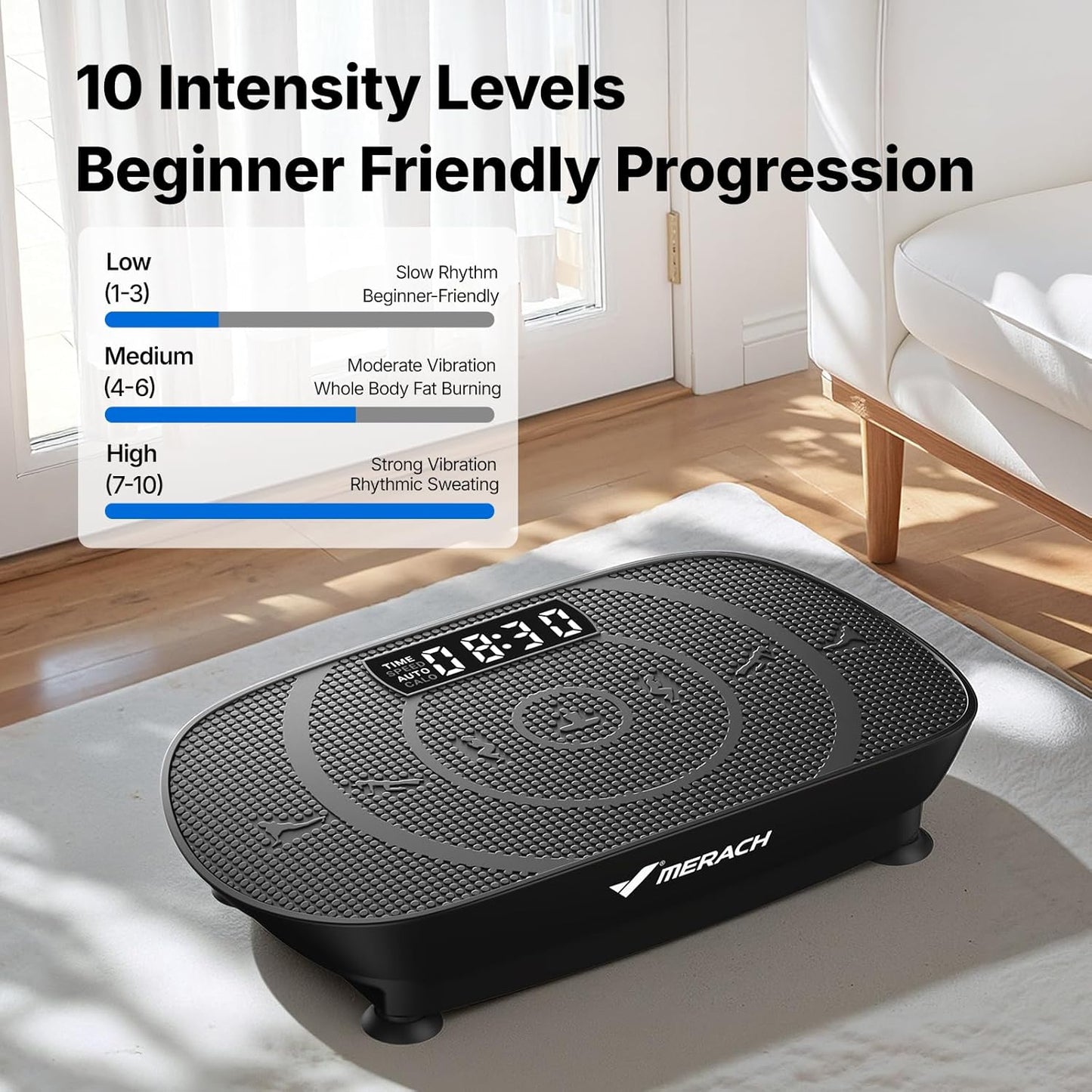 Curved Vibration Plate Fitness Machine