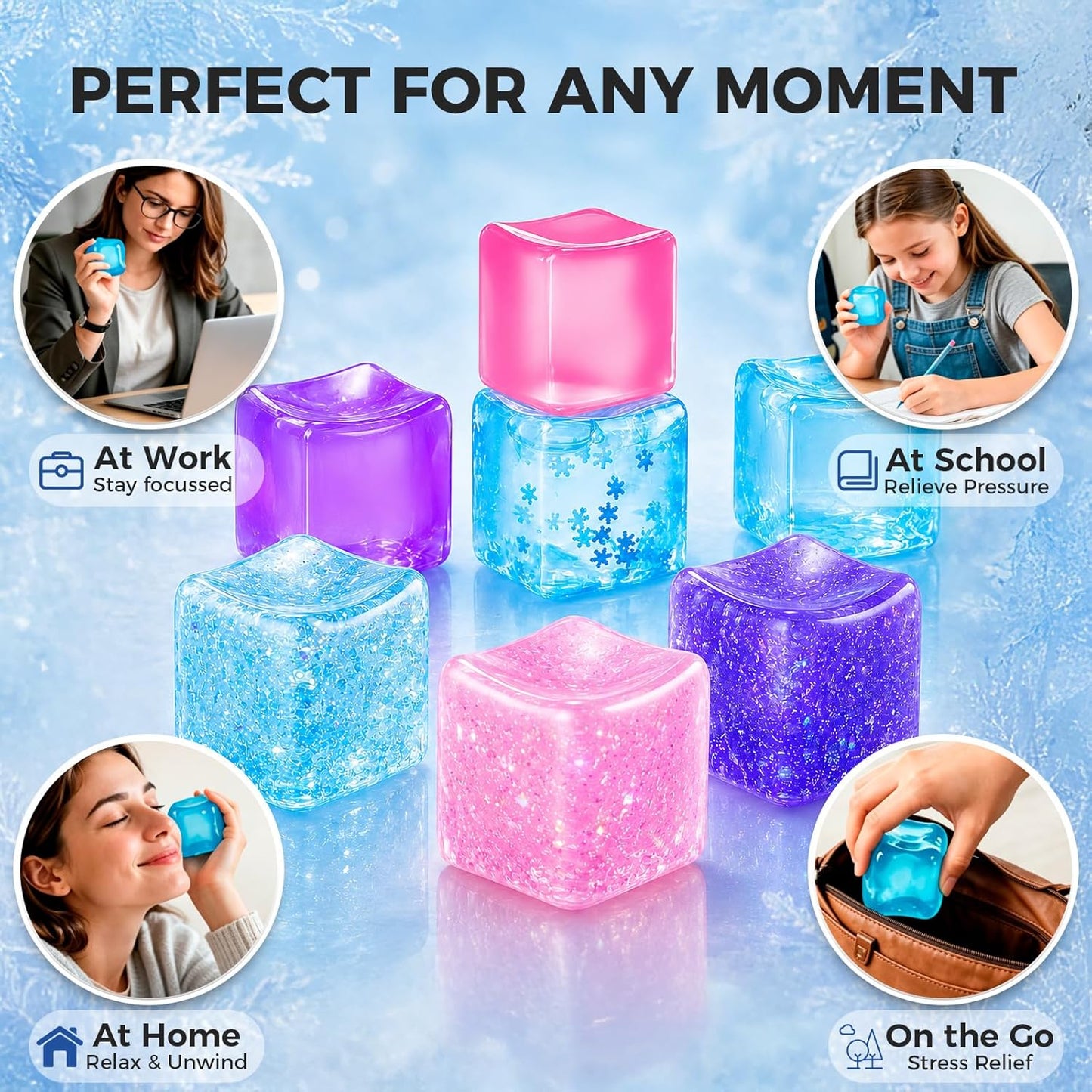 Ice Cube Squishy Toy