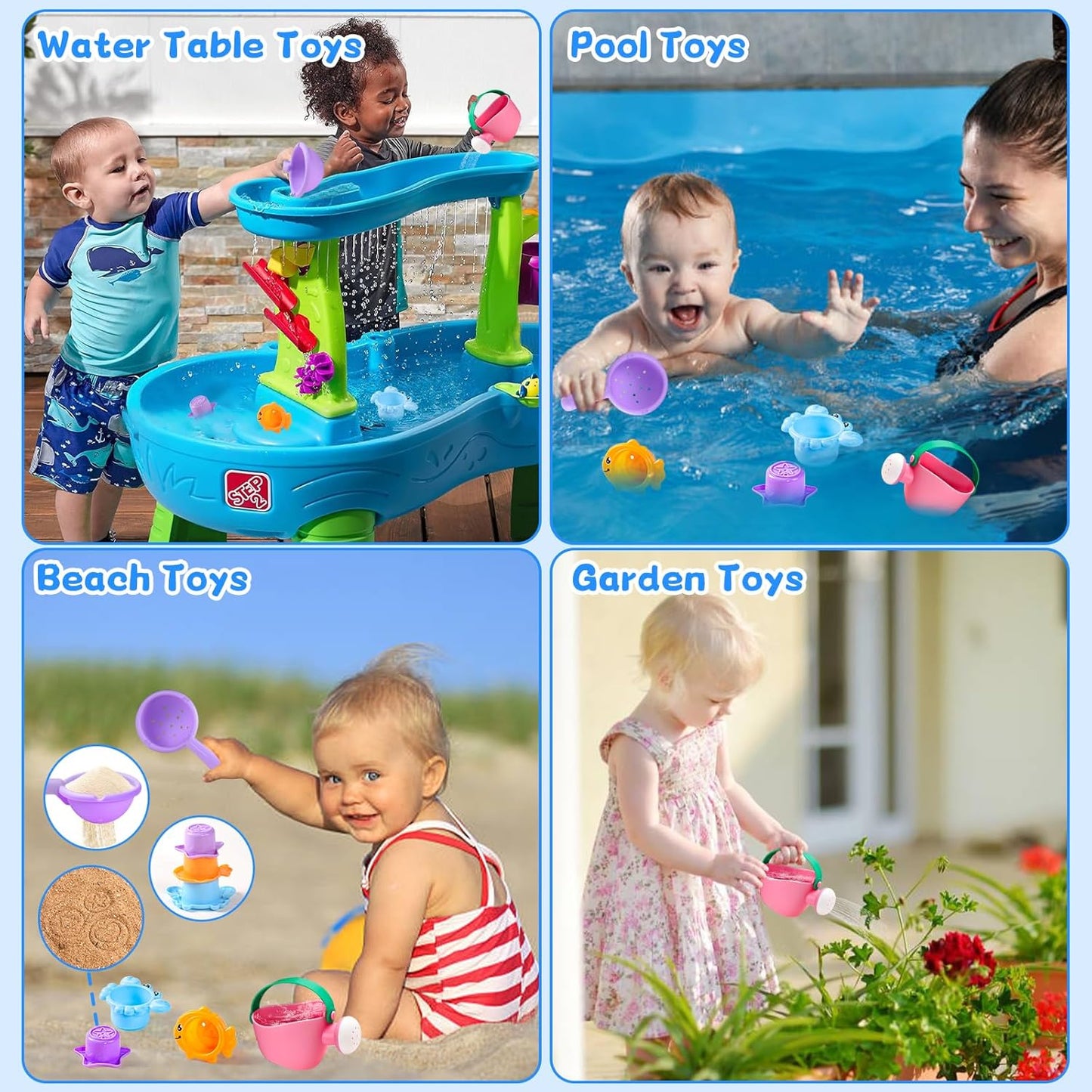 Mold-Free Baby Bath Fun Set