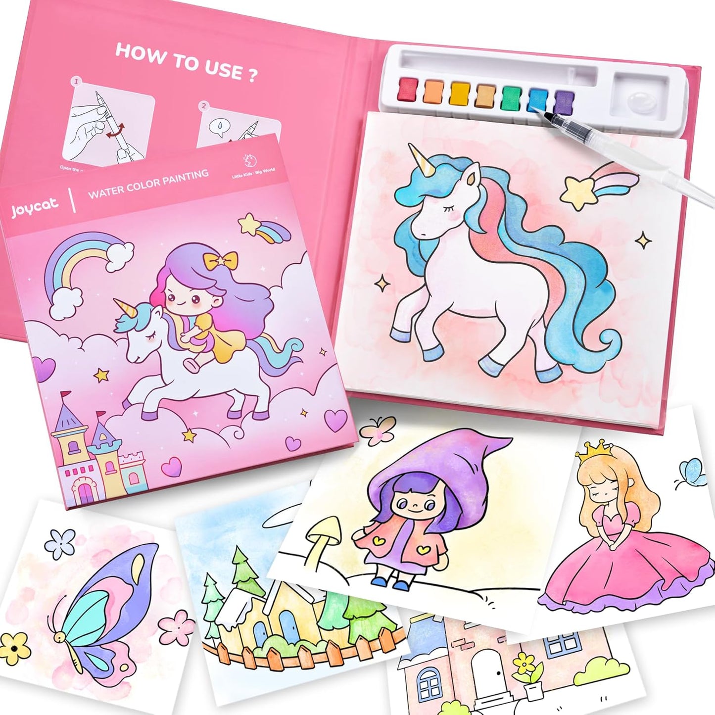 JoyCat Magical Pony Watercolor Fun