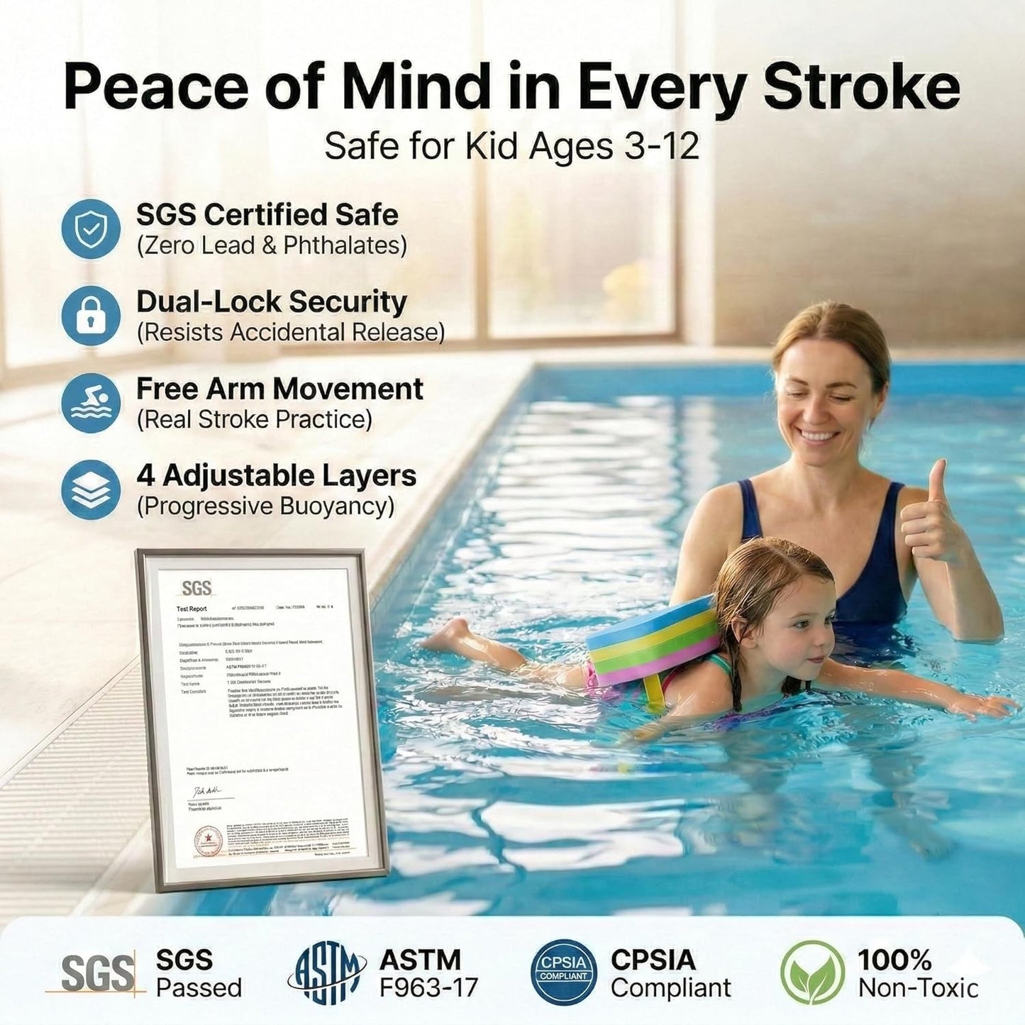 Safe Pool Float for Kids