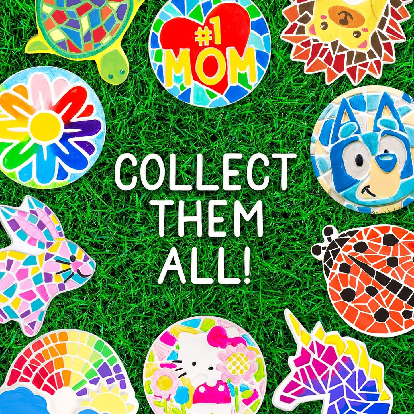 Turtle Mosaic Art Kit for Kids