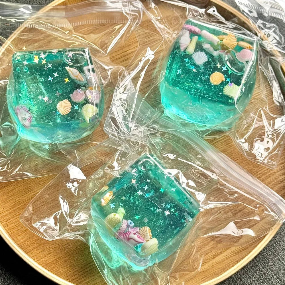 Ocean Fidget Stress Cube